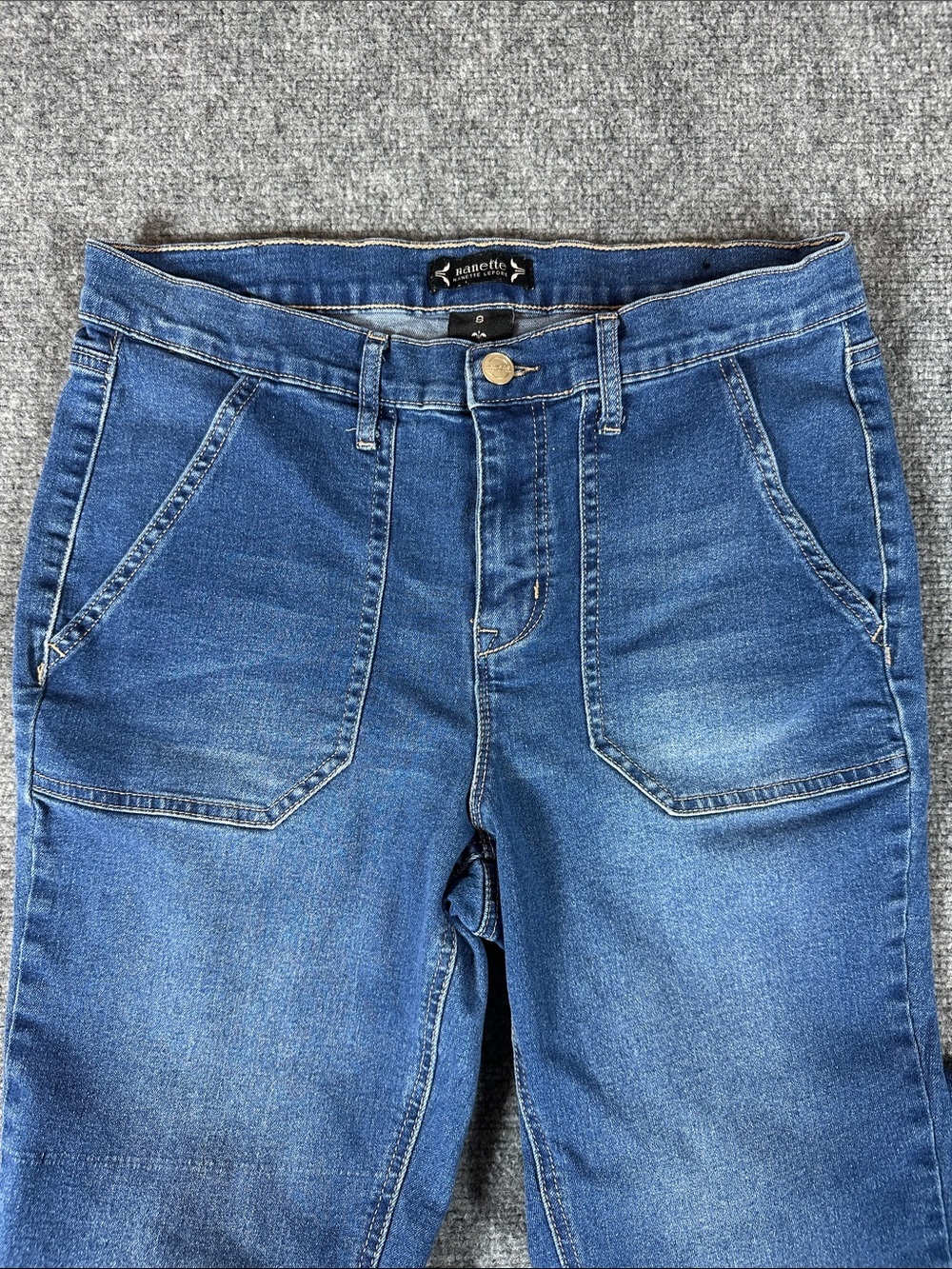 Nanette Lepore Belle High Rise Bootcut Jeans Women’s Size 8 - Picture 2 of 6